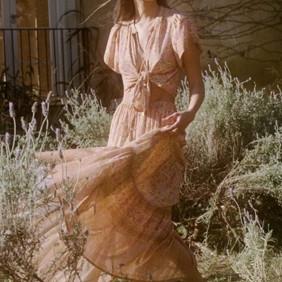 Spell Love Story Short Sleeve Blouse in Peach Blossom - Picture 5 of 15